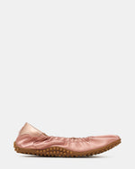PIETRA Blush Satin Scrunched Women's Ballet Sneaker | Steve Madden