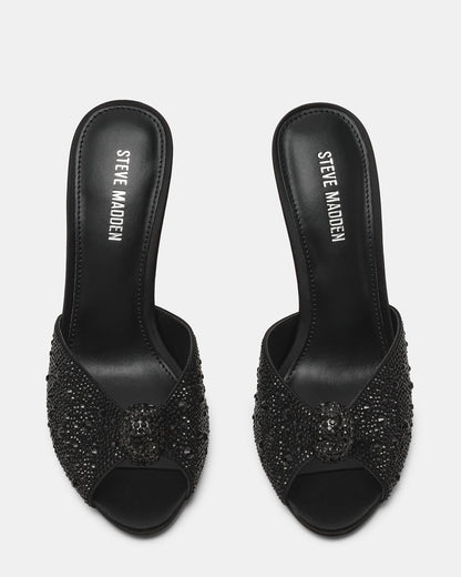 PRIYA BLACK RHINESTONES