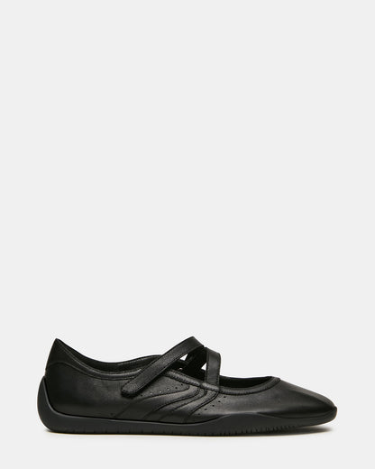 PULSE Black Mary Jane Sneakerina Women's Ballet Sneaker | Steve Madden