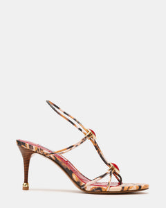 RED BROWN PRINT