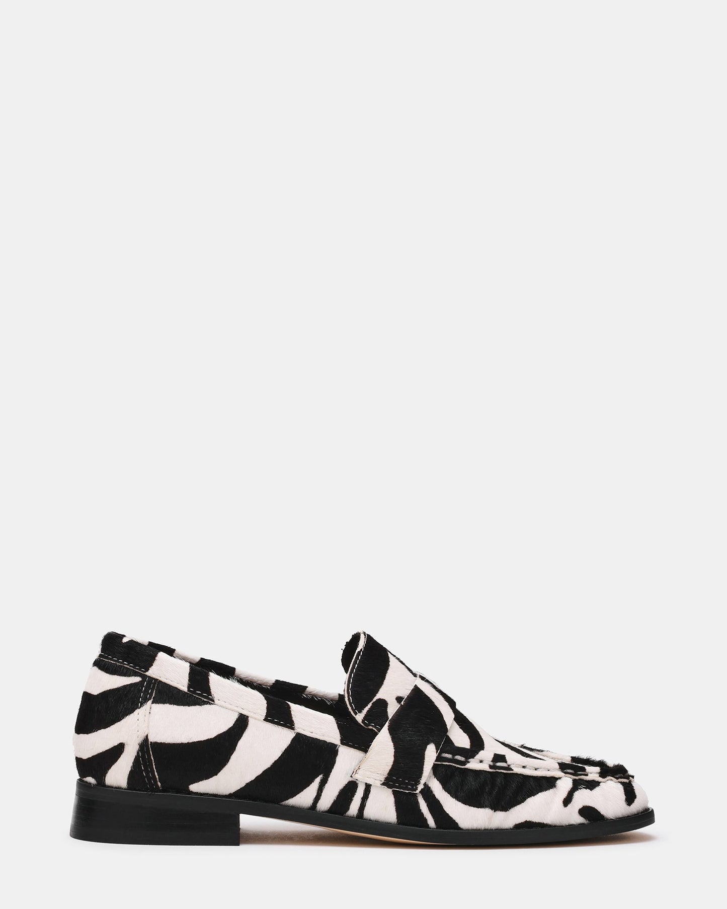 RONIE Zebra Scrunched Women's Loafer | Steve Madden