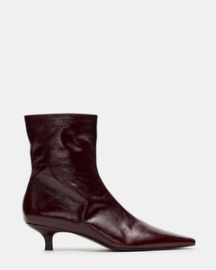 BURGUNDY LEATHER
