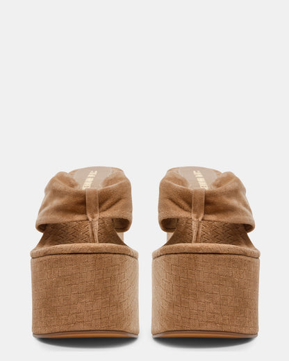 SAUCY TAUPE SUEDE