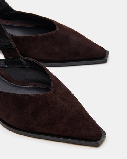 SHAY BROWN SUEDE