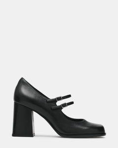 BLACK LEATHER