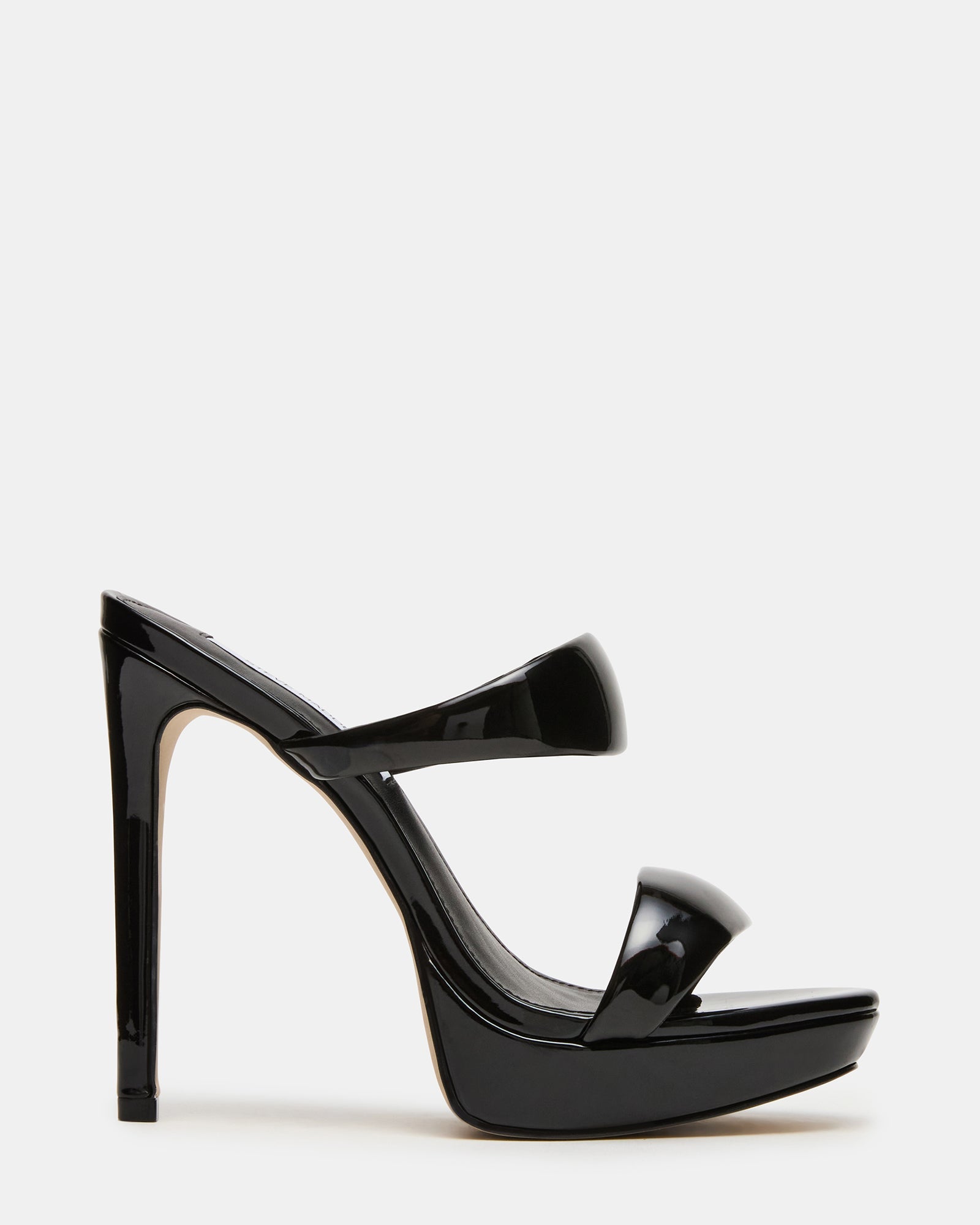 SUPERNOVA Black Platform Stiletto Mule Women's Heel | Steve Madden