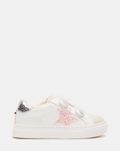 Toddlers' REZUME Denim Fabric Girls' Low-Top Sneaker | Steve Madden