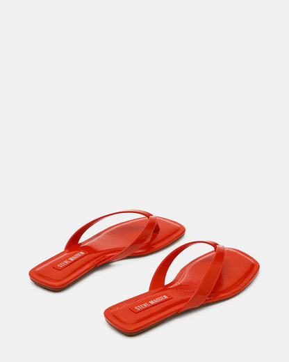 TRELLA RED ORANGE PATENT
