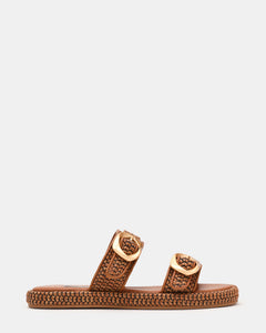 BROWN RAFFIA