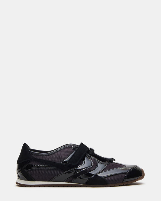 VIPER Black Low-Top Velcro Women's Sneaker | Steve Madden