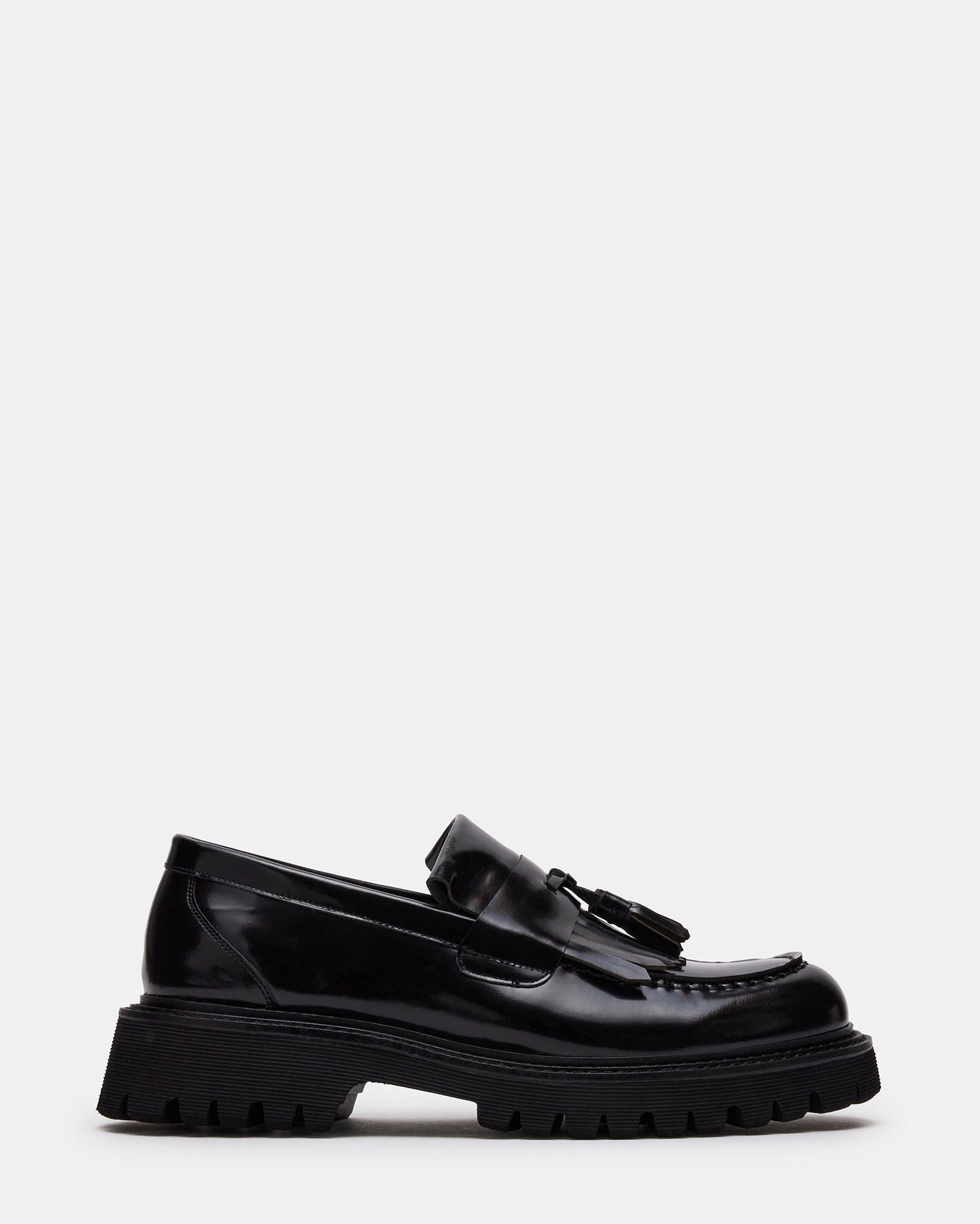 ZEV Black Box Lug Sole Dress Men's Loafer | Steve Madden