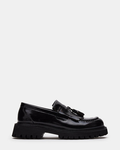 ZEV Black Box Lug Sole Dress Men's Loafer | Steve Madden
