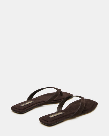 TRELLA BROWN SUEDE