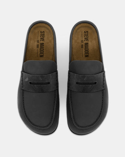 WYATT BLACK LEATHER